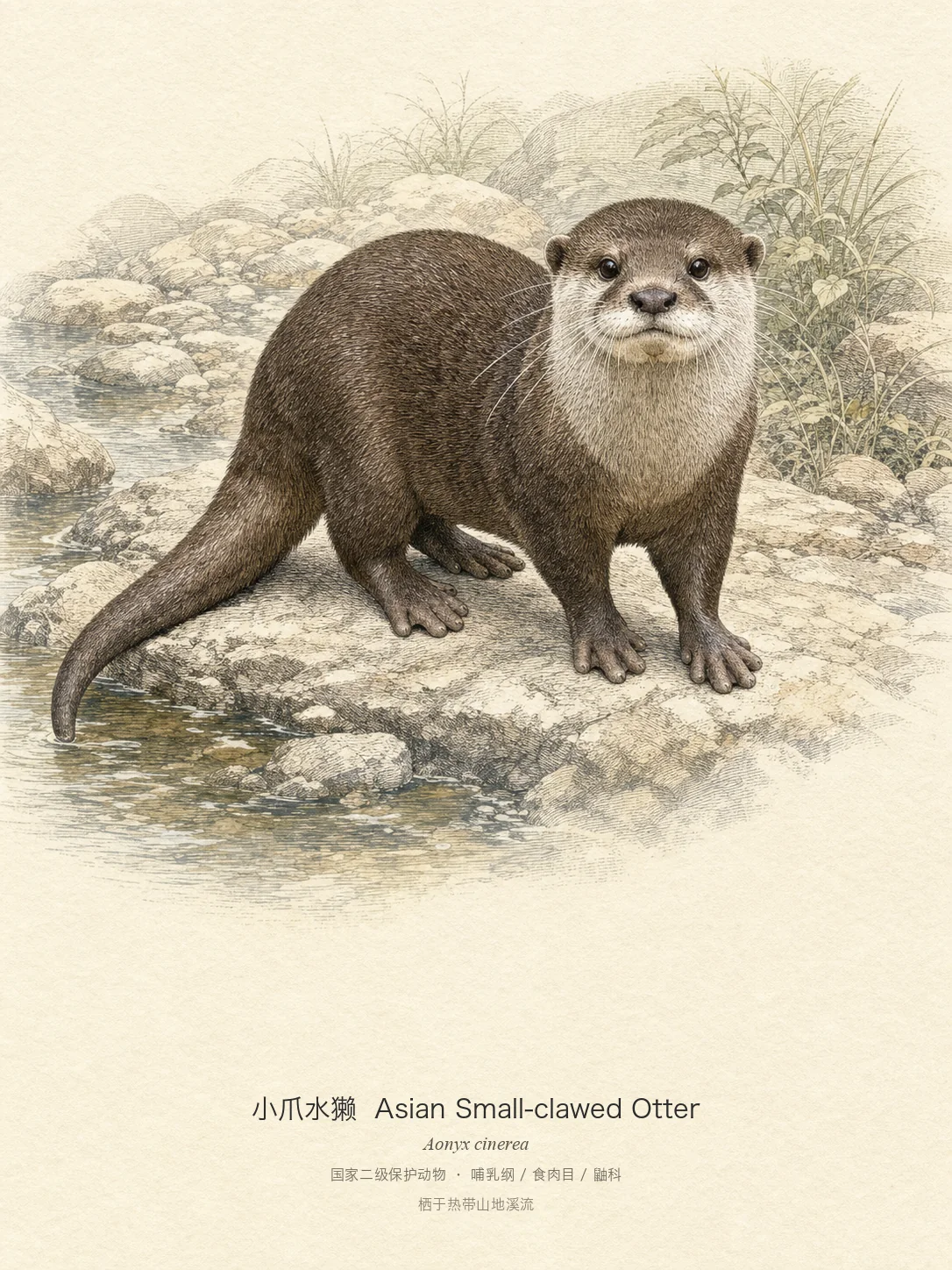 小爪水獭