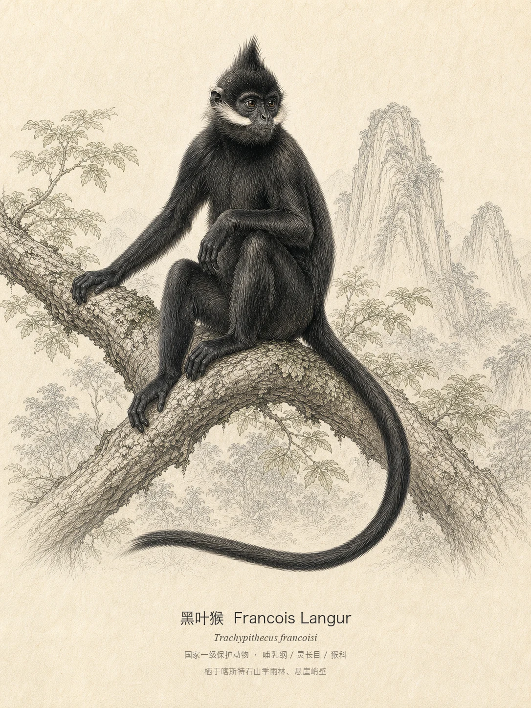 黑叶猴图鉴
