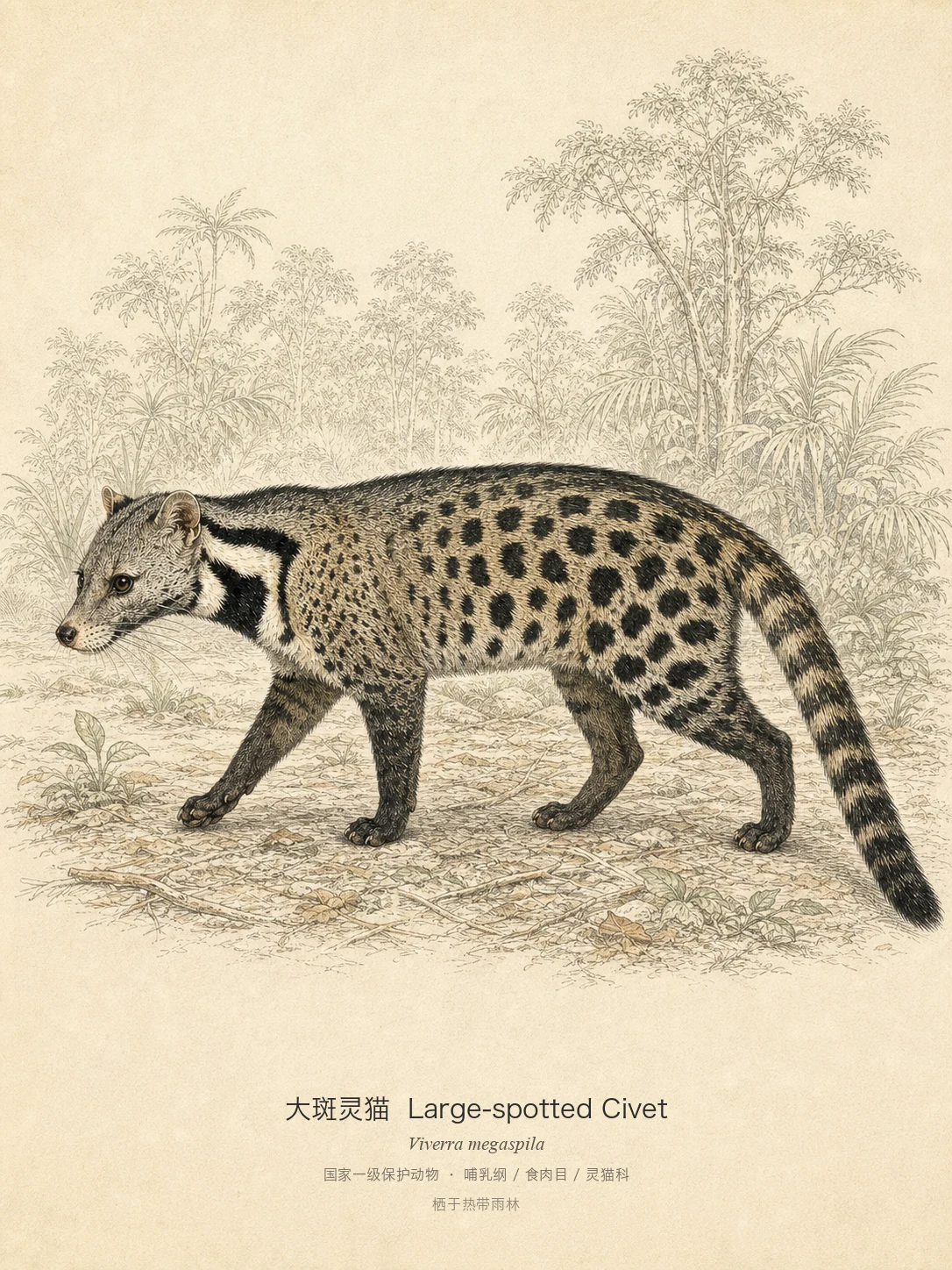 大斑灵猫图鉴