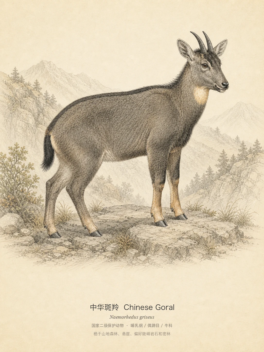 中华斑羚图鉴